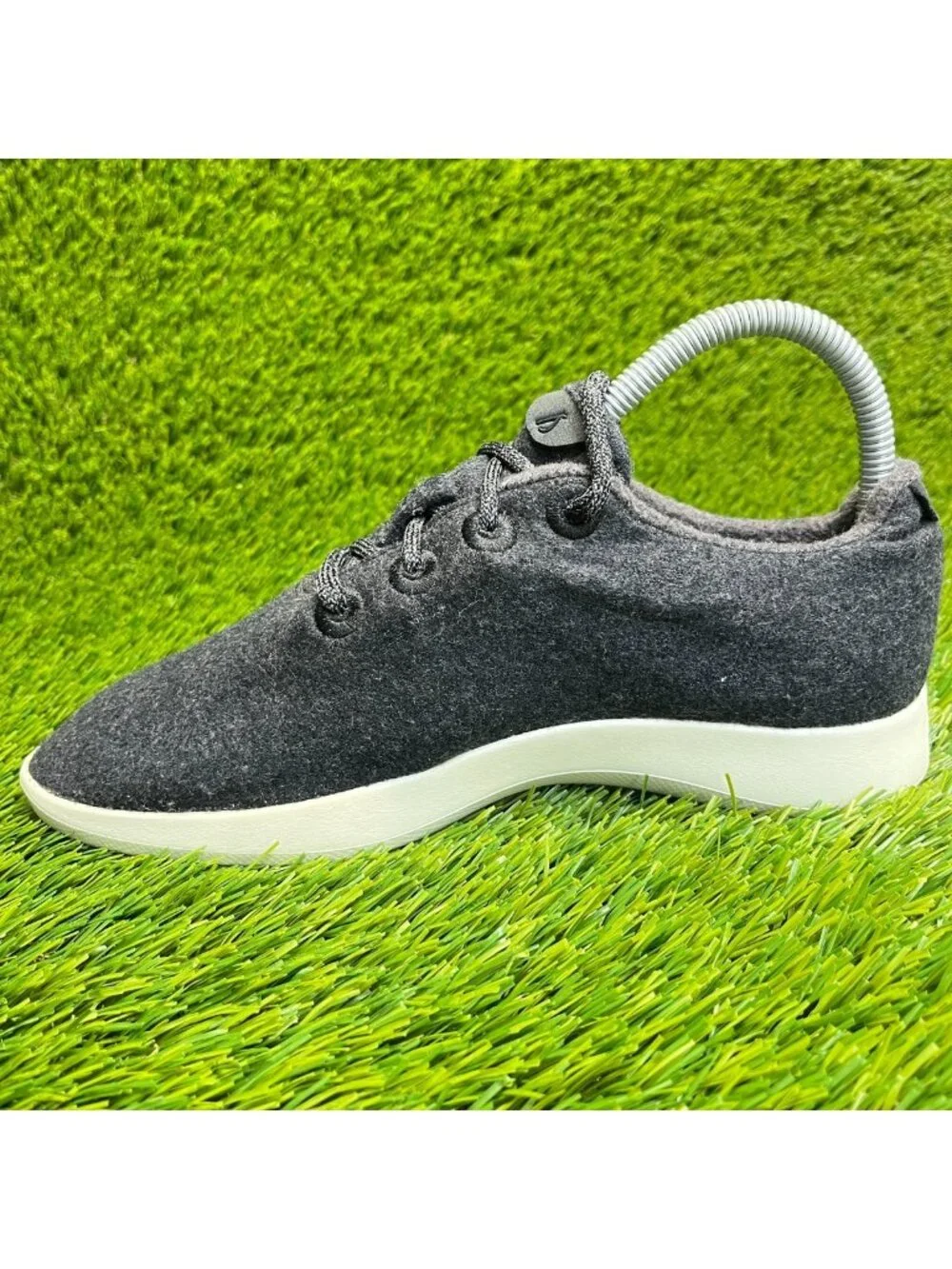 Allbirds Wool Runners Womens Size 7 Black White Casual Walking Shoes Sneakers